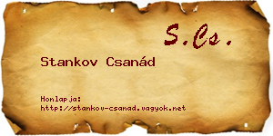 Stankov Csanád névjegykártya